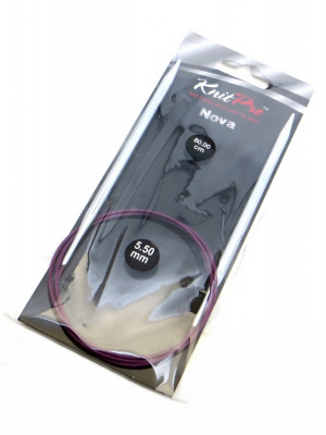 11340 Nova Metal KnitPro спицы круговые 5,5 мм 80 см