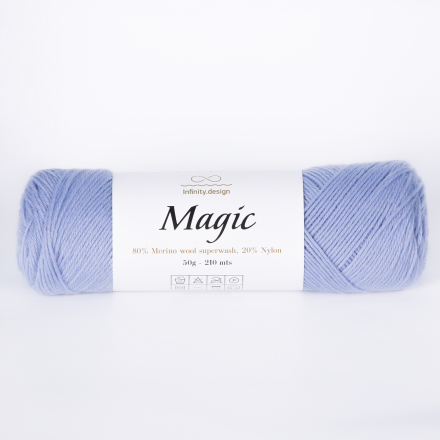 Magic (Infinity) 5930 нежный голубой, пряжа 50г