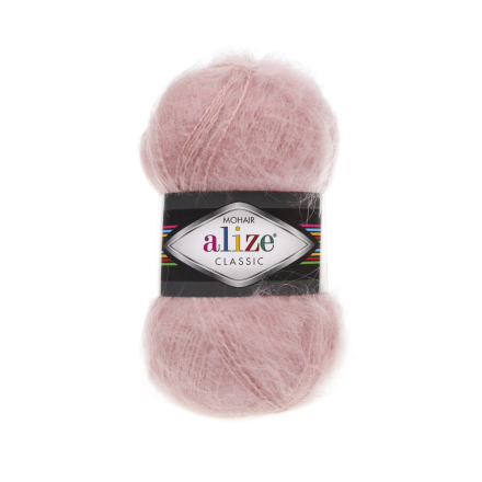 Mohair classik (Alize) 161 пудра, пряжа 100г