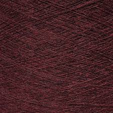 Coarsehair 2/24 (Loro Piana) винный меланж, пряжа бобинная итальянская 1г