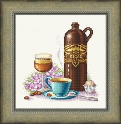 ВИ-063 &quot;Кофе по-рижски&quot; набор для вышивки крестом