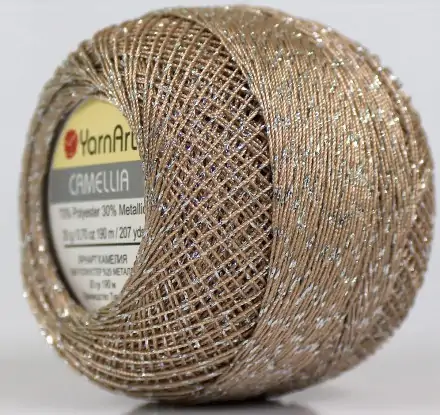 Camellia (Yarnart) 418 пыльное золото, пряжа 20г