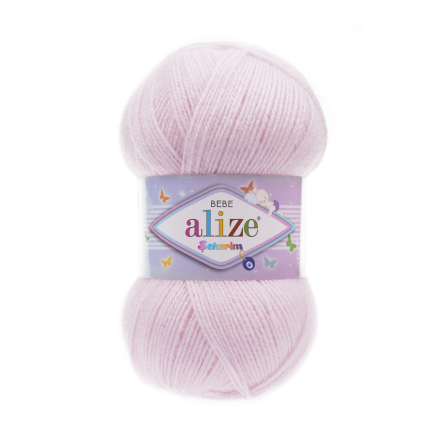 Sekerim Bebe (Alize) 185 св.розовый, пряжа 100г