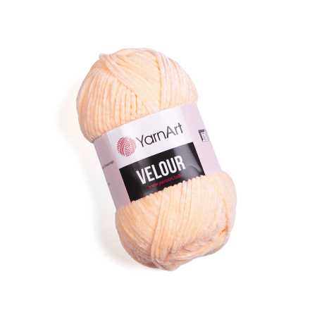 Velour (Yarnart) 863 персик, пряжа 100г