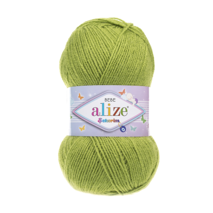 Sekerim Bebe (Alize) 117 фисташка, пряжа 100г