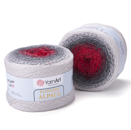 Flowers Alpaca (Yarnart) 436, пряжа 250 г