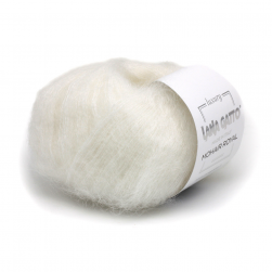 Mohair Royal (Lana Gatto) 08000 белый, пряжа 25г