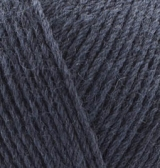 Superwash Wool (Alize) 872 темно синий, пряжа 100г