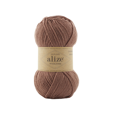Wooltime (Alize) 581 розовый шоколад, пряжа 100г