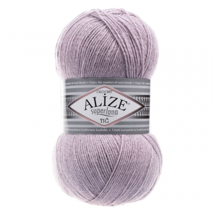 Superlana Tig (Alize) 505 пепельно-сиреневый, пряжа 100г