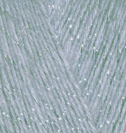 Angora Gold Simli (Alize) 21 св.серый, пряжа 100г
