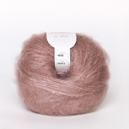 Silk Mohair (Infinity) 4032 темная увядшая роза, пряжа 25г
