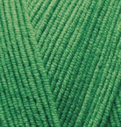 Cotton Gold (Alize) 126 зеленая трава, пряжа 100г