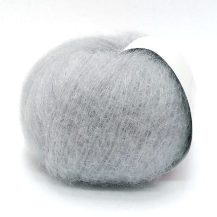Mohair Royal (Lana Gatto) 09368 жемчужно-серый, пряжа 25г