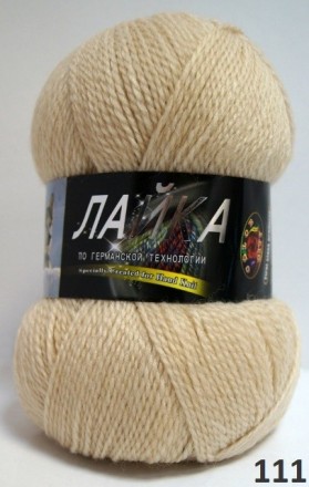 Лайка (Color city) 111 бежевый, пряжа 100г
