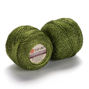 Camellia (Yarnart) 420 светлая зелень, пряжа 20г