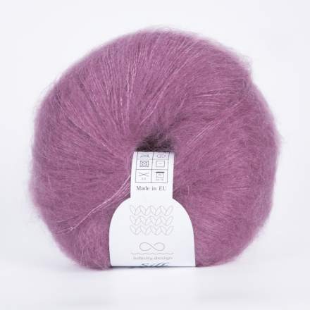 Silk Mohair (Infinity) 4331 увядшая роза, пряжа 25г