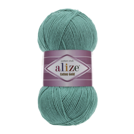 Cotton Gold (Alize) 610 изумруд, пряжа 100г