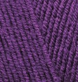 Lanagold (Alize) 111 фиолетовый, пряжа 100г