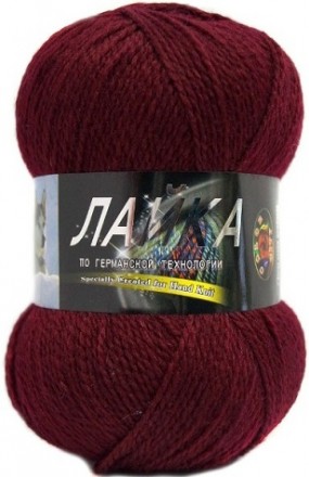 Лайка (Color city) 2227 т.вишня, пряжа 100г