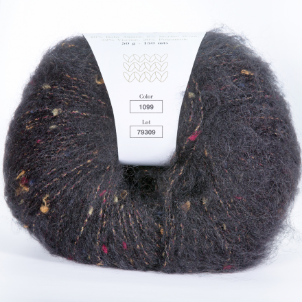 Tweed (Infinity) 1099 черный, пряжа 50г