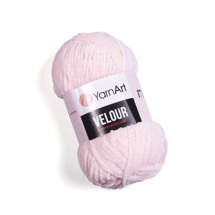 Velour (Yarnart) 866 бл.розовый, пряжа 100г
