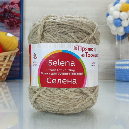 Селена (ТКФ) 530 св.натуральный, пряжа 100г