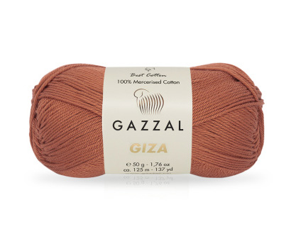 Giza (Gazzal) 2490 терракот, пряжа 50г