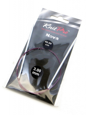 10303 Nova Metal KnitPro спицы круговые 3 мм 40 см