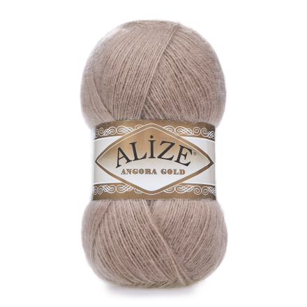 Angora Gold (Alize) 542 сухая роза, пряжа 100г