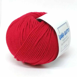 Super Soft (Lana Gatto) 12246 т.красный, пряжа 50г