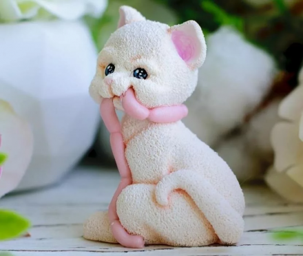 Дон Сосискин (кот), формочка для мыла силиконовая