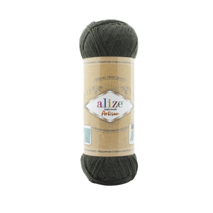 Superwash Artisan (Alize) 873 плющ, пряжа 100г