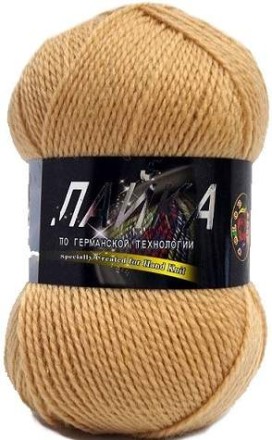 Лайка (Color city) 2520 песок, пряжа 100г