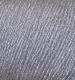 Baby Wool (Alize) 119 серый, пряжа 50г