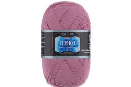 Нико (Камтекс) 088 брусника, пряжа 100г
