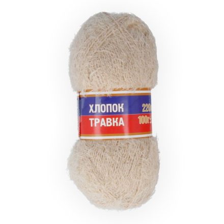 Хлопок травка (Камтекс) 005 бежевый, пряжа 100г