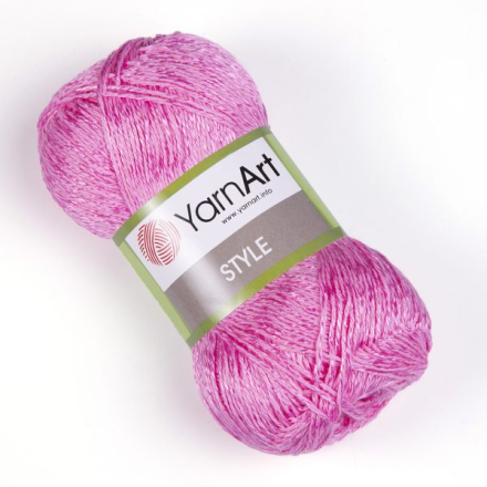 Style (Yarnart) 665 яр.розовый, пряжа 50г