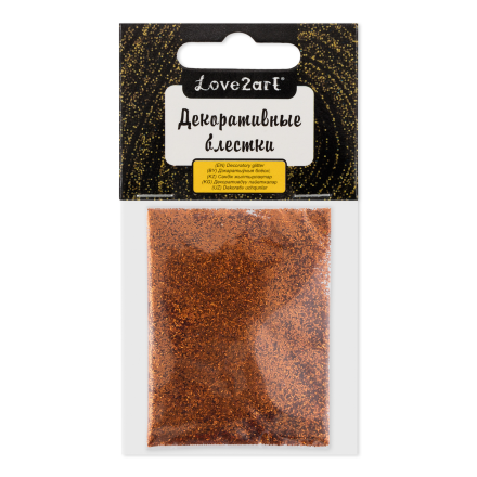 GLI-01 16 под медь, декоративные блестки 0,2мм 4,5 мл