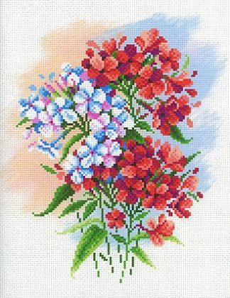 СК-057 &quot;Букет чудес&quot; канва с нанесенным рисунком