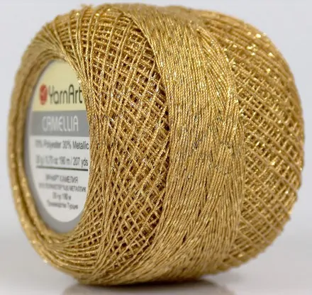 Camellia (Yarnart) 2440 золото, пряжа 20г