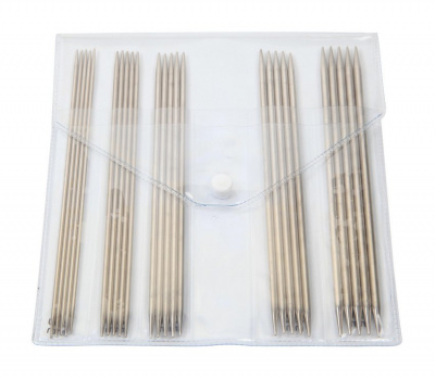 10651 KnitPro Nova Metal набор носочных спиц 15см