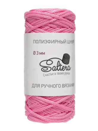 Saltera 114 розовый шнур полиэфирный 200г