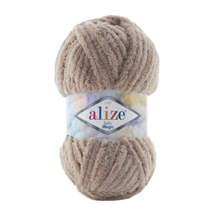 Softy Mega (Alize) 530 серо-бежевый, пряжа 100г