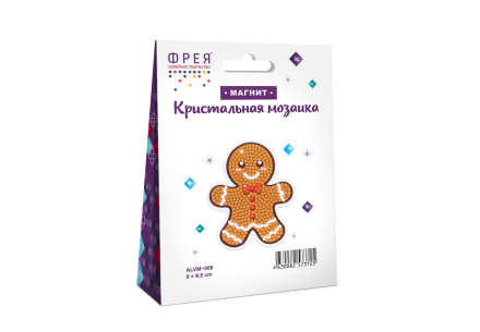 ALVM-089 магнит &quot;Пряня&quot; алмазная мозаика 8х9,5 см