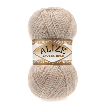 Angora Gold (Alize) 543 кофе с молоком, пряжа 100г