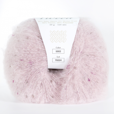 Tweed (Infinity) 5002 нежный розовый, пряжа 50г