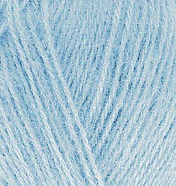 Angora Gold (Alize) 953 голубой, пряжа 100г