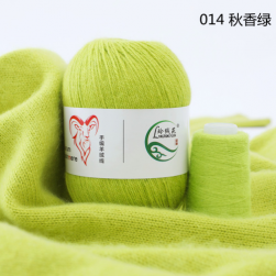 Aurum Cashmere с нитью (Menca) 014 лайм, пряжа 50г