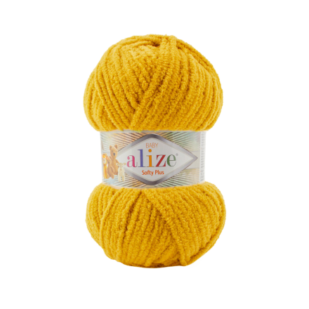 Softy Plus (Alize) 02 шафран, пряжа 100г